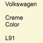Preview: Volkswagen, Creme Color, L91.
